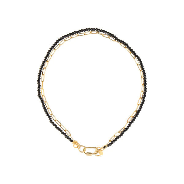 I AM JAI Beads Chain Necklace Black Onyx 89.95