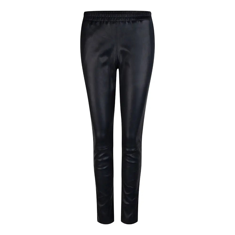 Ruby Tuesday Neve Leather Pants Blue Graphite T201-1614