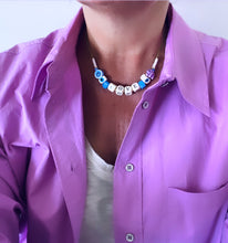 Afbeelding in Gallery-weergave laden, Jewels By SJ €59.95 Ketting Lila LOVE Smiley - Olifant
