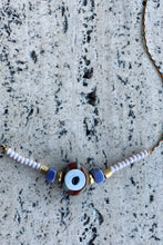 Afbeelding in Gallery-weergave laden, Jewels By SJ 54.95 Lucky Eye lilac Necklace
