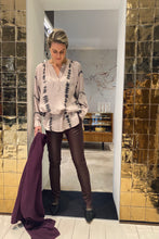 Afbeelding in Gallery-weergave laden, Rabens Saloner Sam Motley Dress Short Kaftan Lilac W22481182
