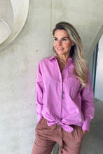 Afbeelding in Gallery-weergave laden, Co&#39;couture Coriolis Oversize Shirt  Violet 95522 63
